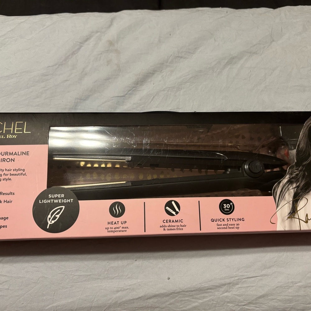 RACHEL Rachel Roy Pink Ceramic Tourmaline Flat Iron